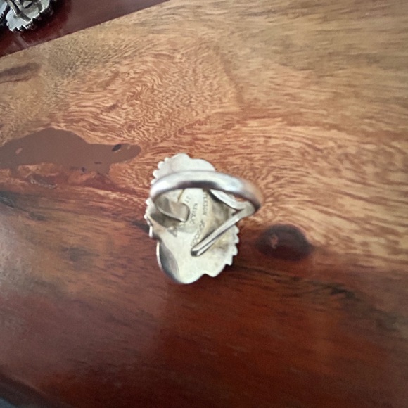 Navajo Turquoise Ring Sterling silver size 6 - Picture 2 of 6